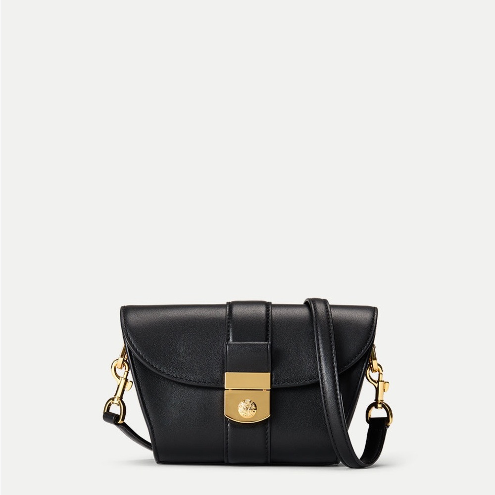 Veronica Beard Small Crest Lock Trap Bag NWT
